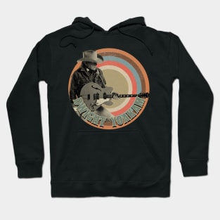 Dwight Yoakam Playing Guitar Retro Hoodie